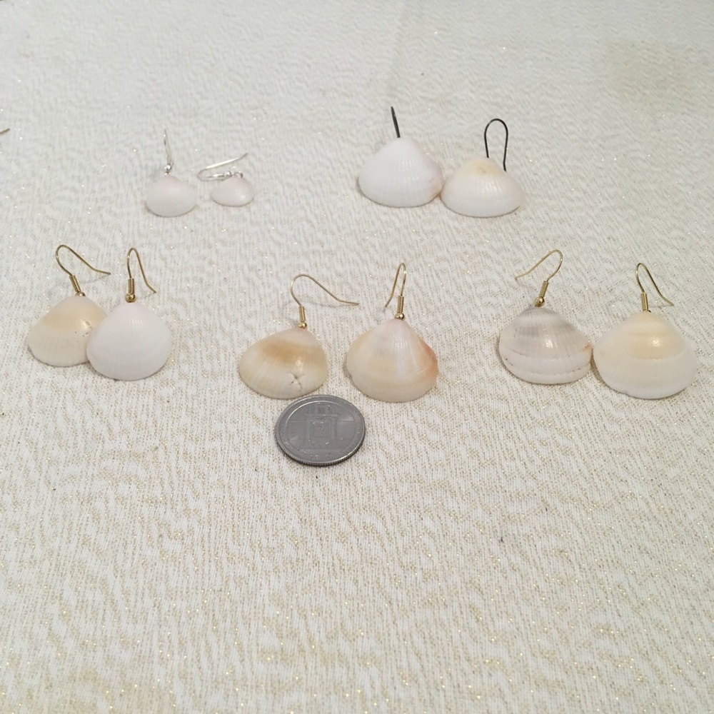 Seashell earrings - Picture 8 of 8
